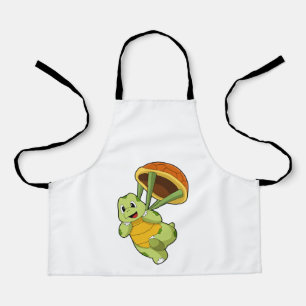 Tablier Tortue avec Shell en tant que Skydiver