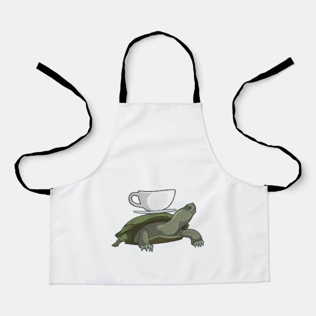Tablier Tortue avec thé (Recto)