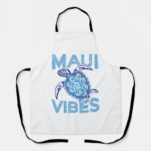 Tablier Tortue bleue polynésienne Maui Vibes