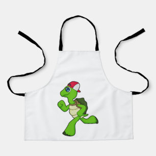 Tablier Tortue comme coureur avec Casquette
