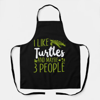 Tablier Tortue de mer J'aime les tortues