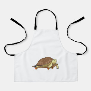 Tablier Tortue en patinage avec skateboard