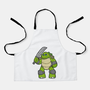 Tablier Tortue guerrière avec épée