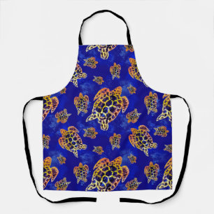 Tablier Tortues marines Batik Art Africain