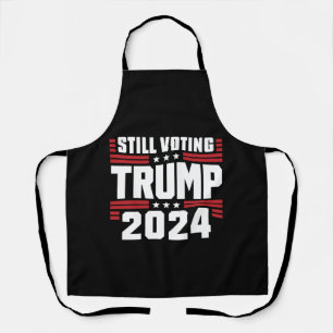 Tablier Toujours votant Trump 2024 Drapeau américain patri