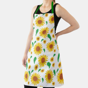 Tablier Tournesol Abstrait