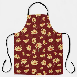 Tablier Tournesol d'automne : Maroon Design sans fil