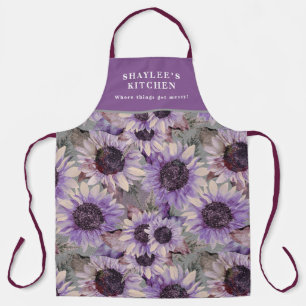 Tablier Tournesol Mauve