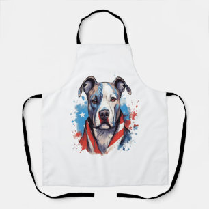 Tablier TOUS LES AMÉRICAINS Amateurs de CHIENS pit bull 2