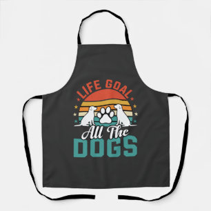 Tablier Tous les chiens Amateur de chien rétro