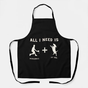 Tablier Tout ce dont j'ai besoin, c'est de Pickleball + Mo