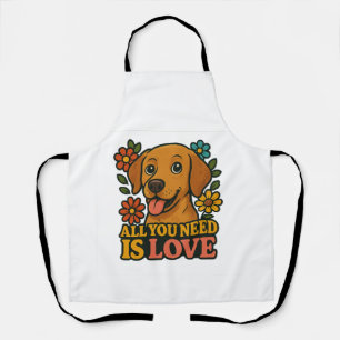 Tablier Tout ce dont vous avez besoin est Love Dog