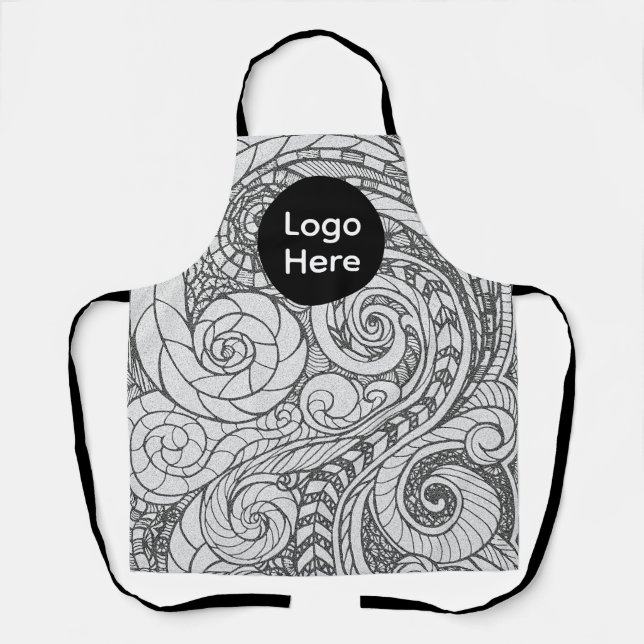 Tablier Tout-En-Plan Conception Doodle (Recto)