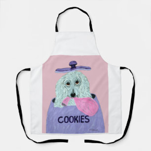Tablier tout-imprimé Poodle Cookie Thief