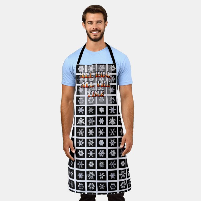 Tablier Tout Le BBQ Tout Le Temps, Snowdays Apron (Porté)