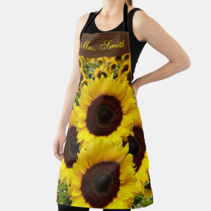 Tablier Tout le tournesol de l'aire d'impression