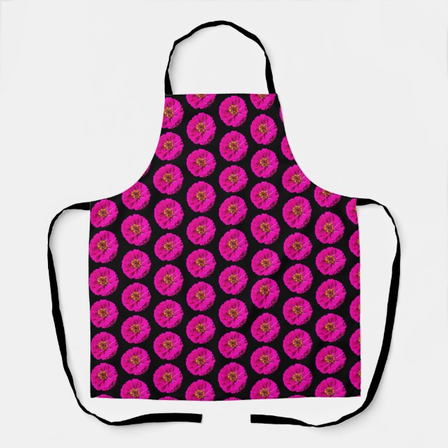 Tablier Tout sur papier Bright Pink Zinnia (Recto)