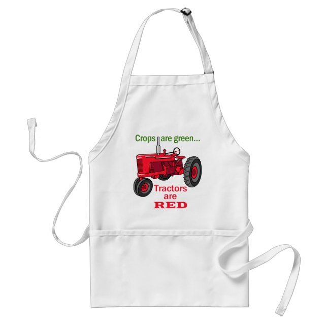 Tablier Tracteurs Rouges (Devant)