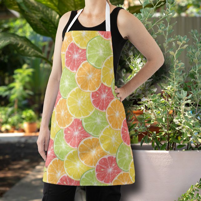 Tablier Tranches d'agrumes (Citrus Fruit Slices Apron)