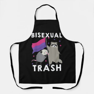 Tablier Trash bisexuel Gay Pride Rainbow LGBT Raton laveur