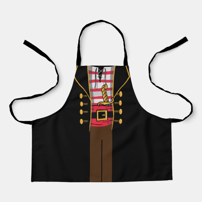 Tablier Treasure Island Pirate Apron Costume Robe fantaisi (Recto)
