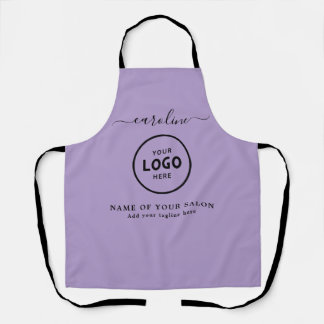 Tablier  Trendy Modern Salon Logo Apron