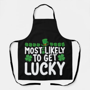 Tablier Très Probable d'obtenir Lucky St Patrick's Day Irl