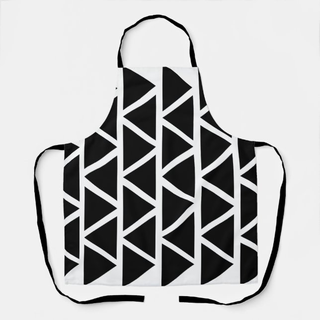 Tablier Triangles noirs (Recto)