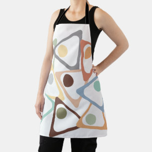 Tablier Triangles Pastel