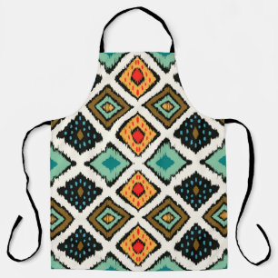 Tablier Tribal ethnique sans couture motif rayé dans aztec