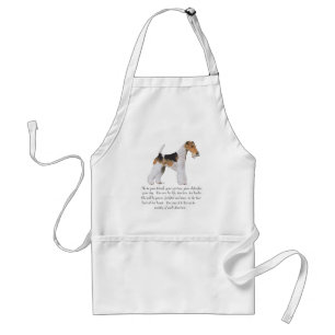 Tablier Tribute au Fox Terrier à poil dur / Dédicace MÂLE