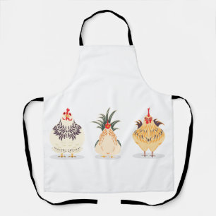 Tablier Trois mignons poulets