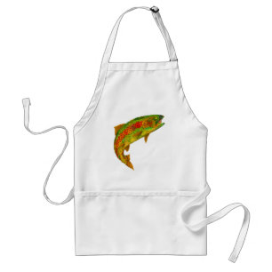 Tablier Truite arc-en-ciel feuille Aspen 5