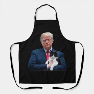 Tablier Trump 2024 Chat MAGA Drôle Trump Chat