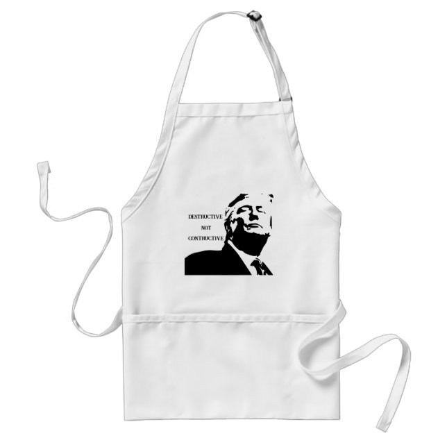 Tablier Trump/Destructeur Pas Constructif (Devant)