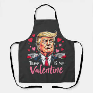 Tablier Trump est le président de la Saint Valentin