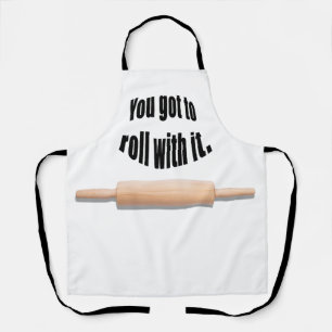 Tablier Tu dois rouler avec le boulanger