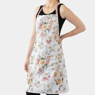 Tablier Tulipes Florales de Printemps