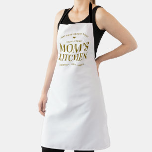 Tablier Typographie Cuisine Maman Ouverte 24 Heures sur me