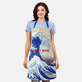 Tablier ukiyoe - Hokusai : No.21 Grande vague -