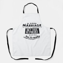 Un bon mariage est comme une casserole 