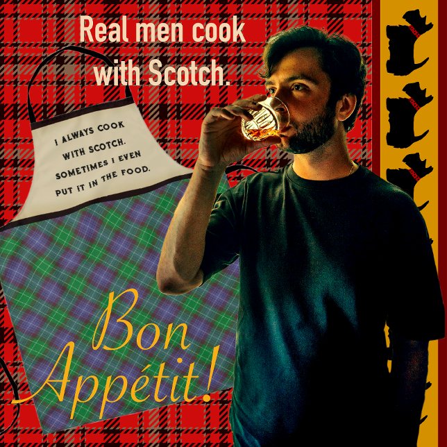 Tablier Un dram de Wee de Scotch (Créateur téléchargé)