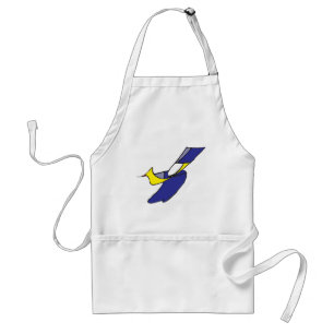 Tablier Un garçon avec un oiseau