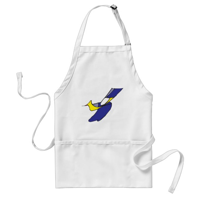 Tablier Un garçon avec un oiseau (Devant)