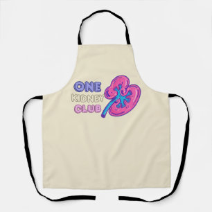 Tablier UN KIDNEY CLUB, KIDNEY Transplant
