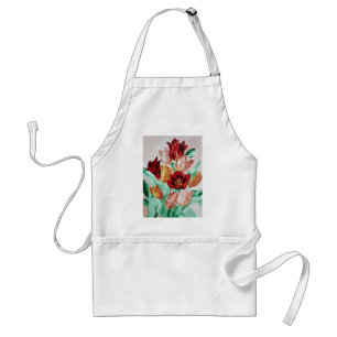 Tablier Un magnifique bouquet floral de tulipes