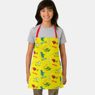 Tablier Un Poisson Deux Poissons Motif Jaune