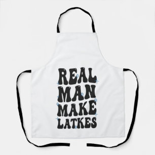 Tablier Un vrai homme rend Latkes amusant Super Hanoukka