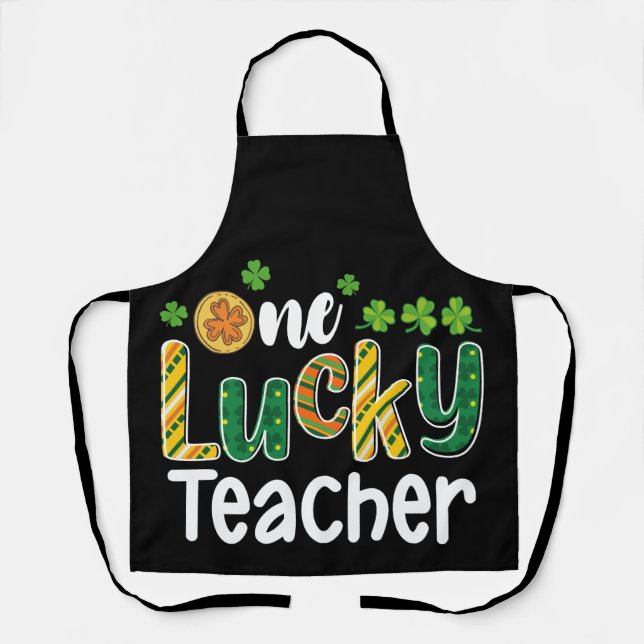 Tablier Une Chancelière chanceuse St Patrick's Day (Recto)