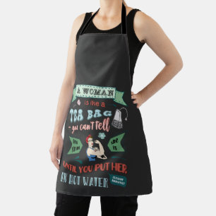 Tablier Une femme est comme un sachet de thé